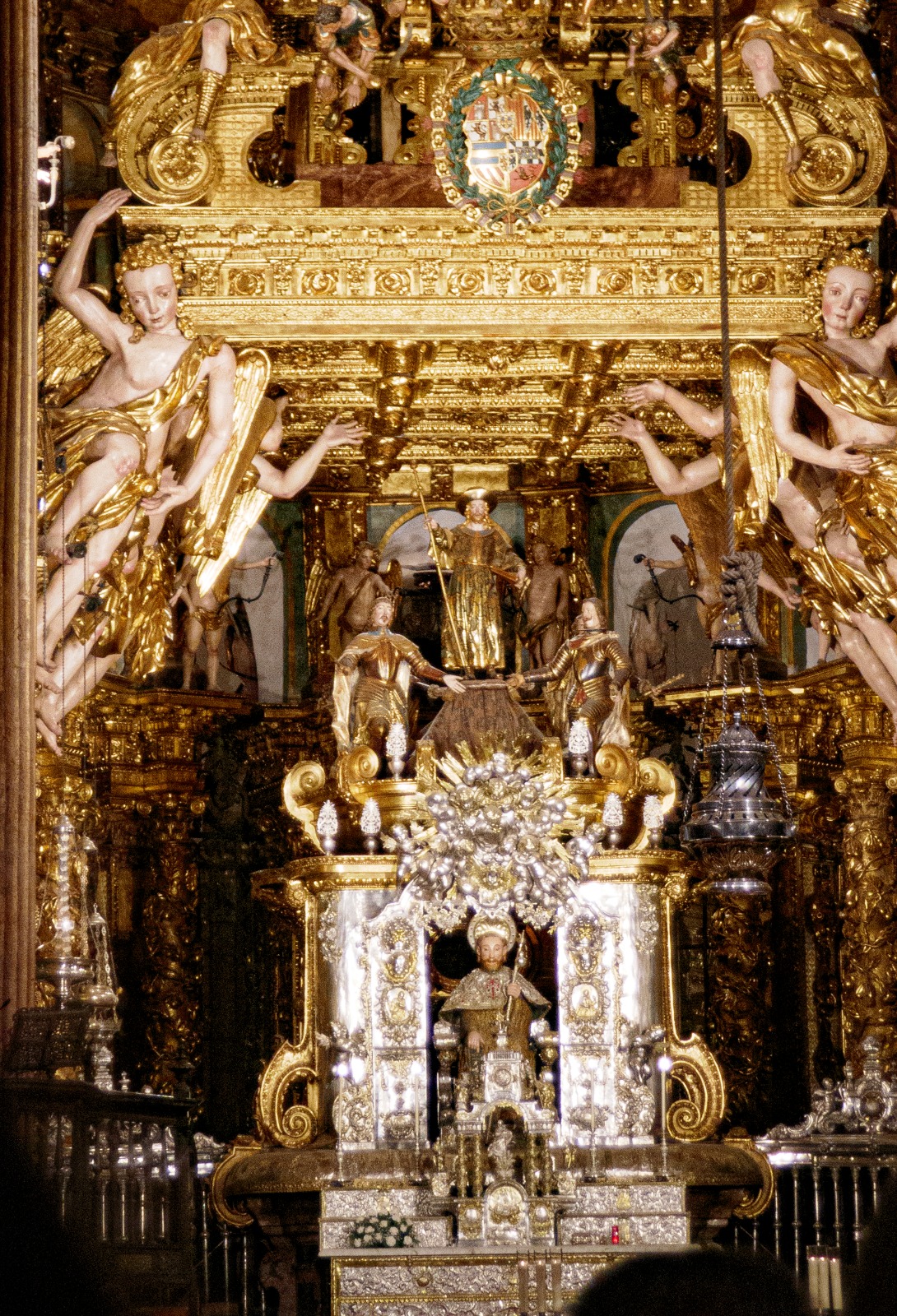Interior de La Catedral de Santiago de Compostela